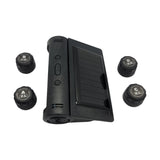 HRIDZ S2 Solar-Powered Wireless Tire Pressure Monitoring System with 4 Sensors - 45-Degree Angle