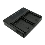 Hridz DMW-BLF19 Dual Charger For Panasonic GH3 & GH4 camera batteries - 45-Degree Angle