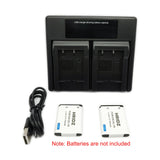Hridz EN-EL19 Battery Charger For Nikon Coolpix S Series Camera Batteries - Rear View