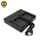 Hridz LP-E10 Battery Charger for Canon EOS 3000D 1500D 1300D 1200D 1100D - Top-Down View