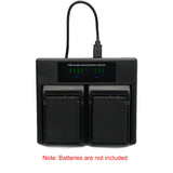 Hridz LP-E10 Battery Charger for Canon EOS 3000D 1500D 1300D 1200D 1100D - Rear View