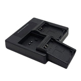 Hridz LP-E12 Dual Smart LCD Charger for Canon EOS M M2 M10 M50 M50ii M100 M200 SL1 SX70 - Front View