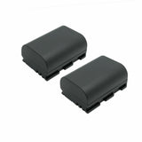 HRIDZ LP-E6 2 Batteries and 1 Dual Charger for Canon LP-E6n LP E6 Battery - Extra Image