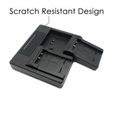 Hridz LCD Dual Charger for Sony RX100 Batteries and Hridz NP-BX1 Battery - Front View