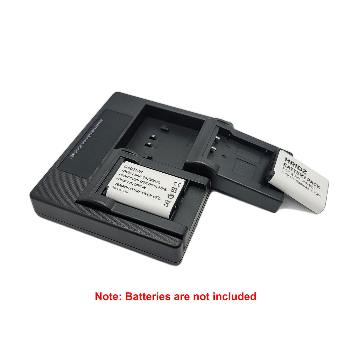 Hridz LCD Dual Charger for Sony RX100 Batteries and Hridz NP-BX1 Battery