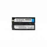 HRIDZ NPF-970 6600mAh Li-ion Battery Replaces Sony NPF Series for Monitor Light Slider - Front View
