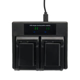 Hridz NP-FW50 Battery & Charger Pack for Sony NP-FW50 and SLT-A33,A35,A37,A55V, DSC-RX10 - Front View