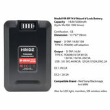 HRIDZ VM-BP74 V Lock V Mount Battery - 74Wh 14.8V 5000mAh Li-ion Battery