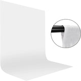 Hridz 2x3m White Backdrop For Photography Videos Events Photoshoot - Front View
