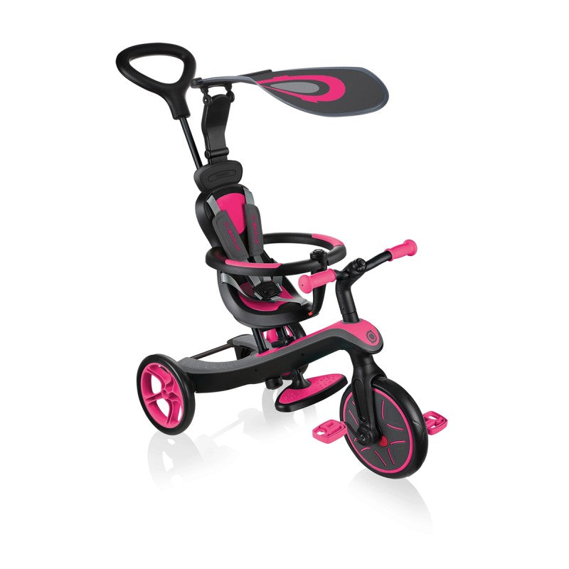 Globber EXPLORER Trike 4in1 - Fuchsia Pink