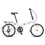 Progear Bikes Nomad Folding Bike 20" in Pearl White
