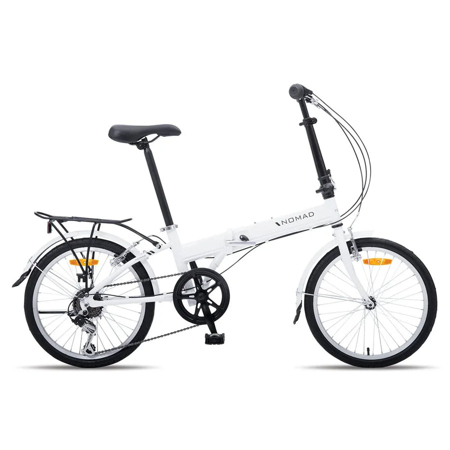 Progear Bikes Nomad Folding Bike 20" in Pearl White