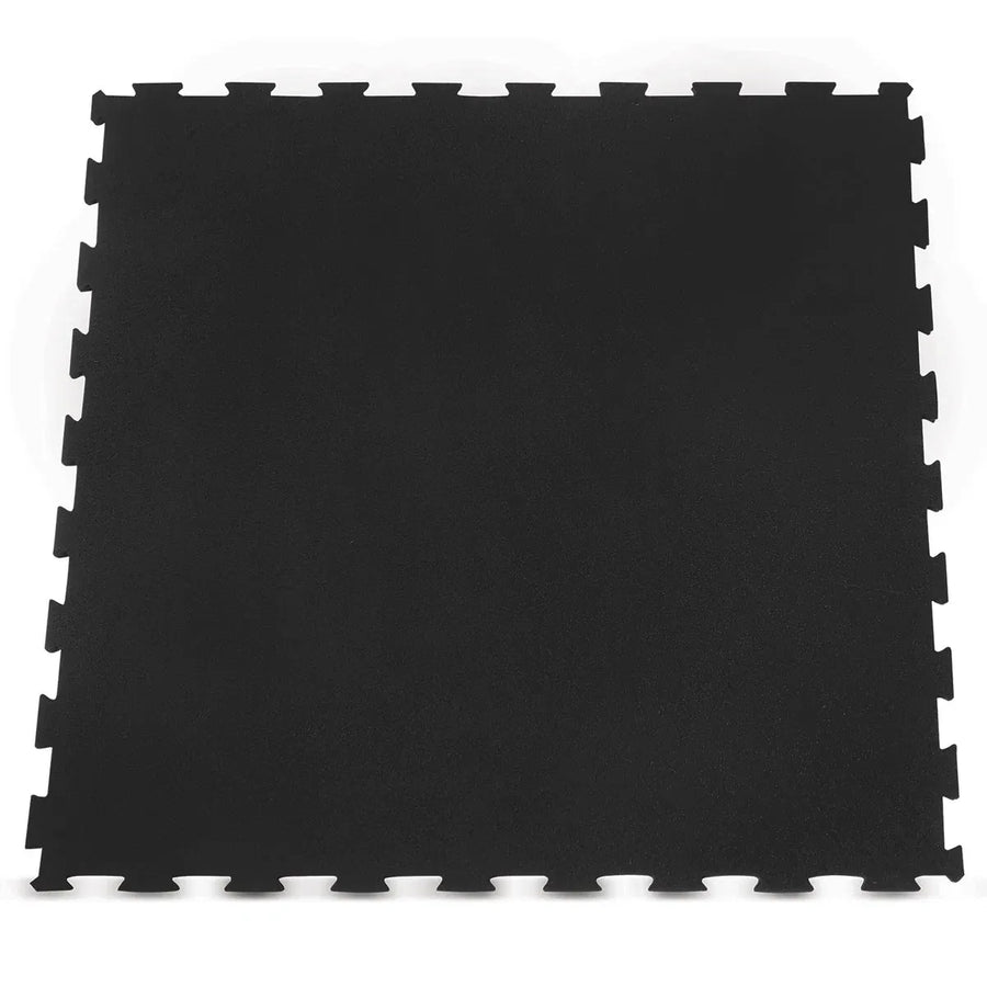 CORTEX 10mm Commercial Interlocking Rubber Gym Tile Mat (1m x 1m) - Set of 6