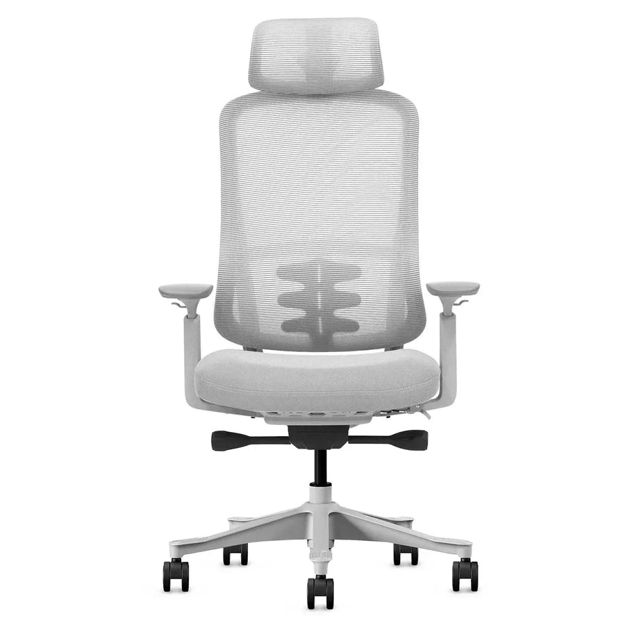 Lifespan Fitness DM8 Ergonomic Office Desk Chair (White/Grey)