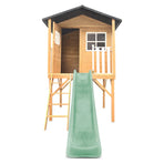Lifespan Kids Burleigh Cubby House with 2.2m Slide (Pastel Green)