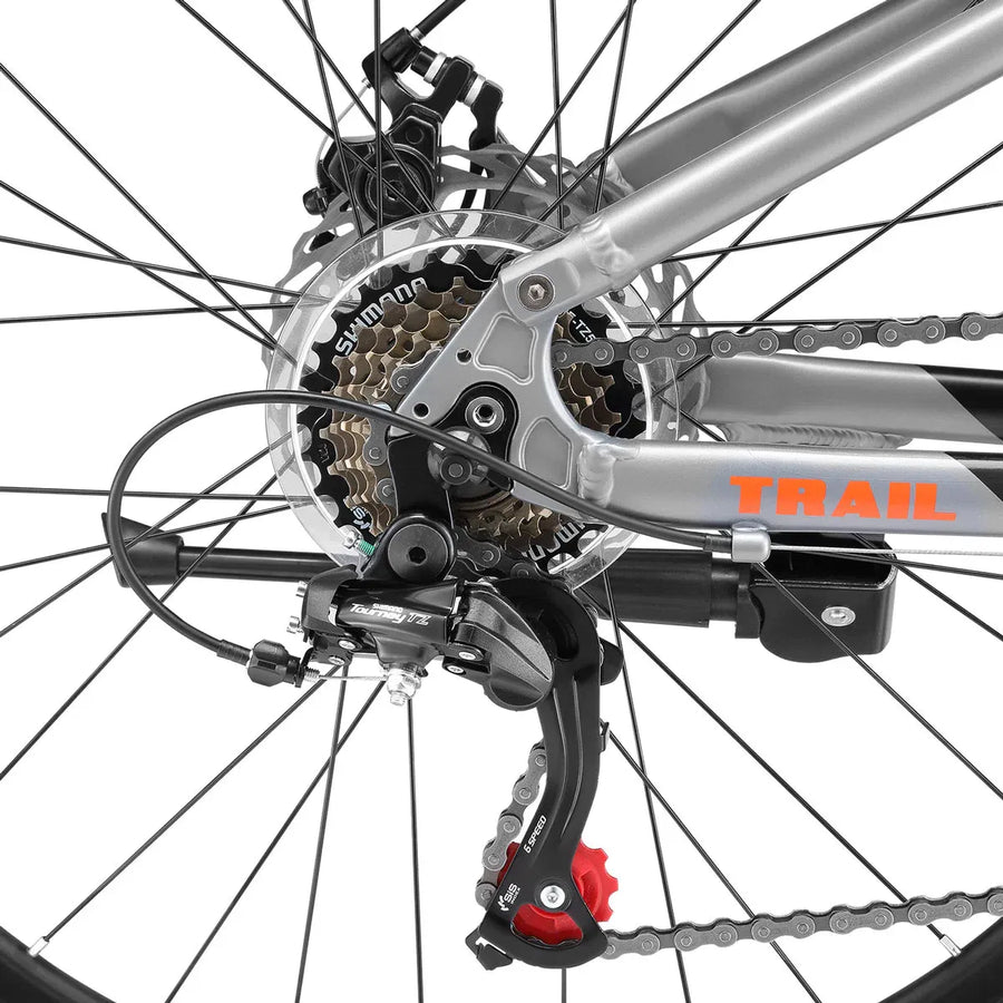 Progear Trail Dual Suspension MTB 26*19" Black Ember