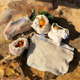 Farmer's Market Bundle | 6 Cotton Vegetable Bags - Close-Up Angle