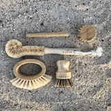 Eco Cleaning - Bamboo Scrubbing Brushes set of 4 - Side View