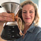 Glass Coffee Pot - Reusable and Sustainable - Front View