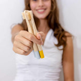 Kids Bamboo Toothbrush - Set of 2 - 45-Degree Angle