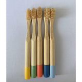 Kids Bamboo Toothbrush - Set of 2 - Rear View