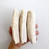 Natural Loofah Cellulose Sponges (Pack of 3) | Eco Cleaning - Rear View