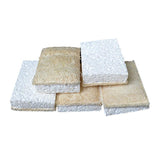 Natural Loofah Cellulose Sponges (Pack of 3) | Eco Cleaning - Close-Up Angle