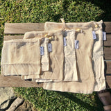 Market Day Shopping Bundle | 6 Produce Bags | Mesh Shopping Tote - Side View