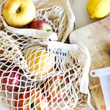 5 PACK Mesh Shopping Bag Bundle - Top-Down View