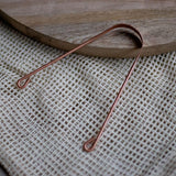 Copper Tongue Scraper | Eco Friendly Oral Care - Front View