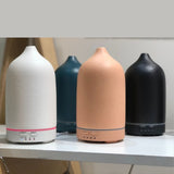 Ceramic Essential Oil Diffuser - Stone Matte Finish - 45-Degree Angle