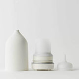 Ceramic Essential Oil Diffuser - Stone Matte Finish - Low Angle