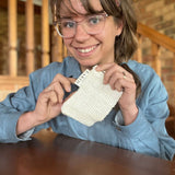 Reusable Exfoliating Sisal Soap Saver - Side View