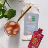 Stainless Steel Drinking Straw Set - Close-Up Angle