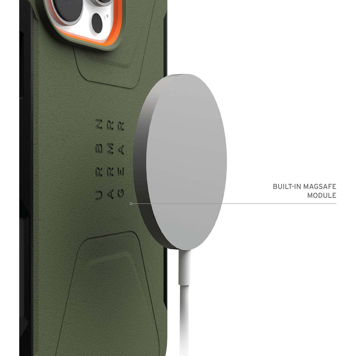 UAG Civilian Magsafe Back Case for iPhone 16 Pro - Olive Drab