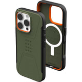 UAG Civilian Magsafe Back Case for iPhone 16 Pro - Olive Drab - Rear View