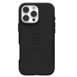 UAG Civilian Magsafe Back Case for iPhone 16 Pro Max - Black - Top-Down View