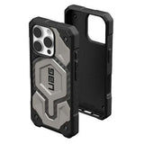 UAG Monarch Pro Back Case for iPhone 16 Pro - Titanium - Front View