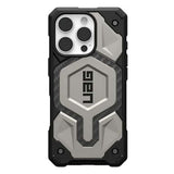 UAG Monarch Pro Back Case for iPhone 16 Pro - Titanium - Side View