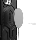 UAG Monarch Pro Back Case for iPhone 16 Pro - Carbon Fiber - Side View