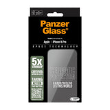 PanzerGlass Ultra-Wide Fit Ceramic Glass Screen Protector For iPhone 16 Pro - Clear - Side View