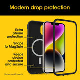 OtterBox Defender XT MagSafe Case for Apple iPhone 15 Pro Max - 6.7 - Black - Top-Down View