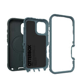 OtterBox Defender MagSafe Back Case for iPhone 16 - Green - Front View