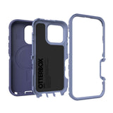 OtterBox Defender MagSafe Back Case for iPhone 16 Pro - Purple - Front View