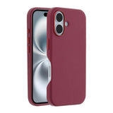 OtterBox Symmetry Cactus Back Case for iPhone 16 - Maroon - Top-Down View