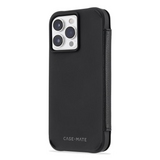 Case-Mate Wallet Folio Case MagSafe for iPhone 14 Pro Max - Black - Side View