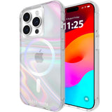 Case-Mate Soap Bubble Magsafe Case for Apple iPhone 15 Pro - Iridescent - Front View