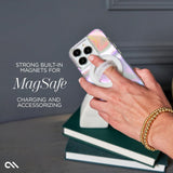 Case-Mate Soap Bubble Magsafe Case for Apple iPhone 15 Pro - Iridescent - 45-Degree Angle