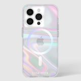 Case-Mate Soap Bubble Magsafe Case for Apple iPhone 15 Pro - Iridescent - Rear View