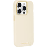 Case-Mate Silicone MagSafe Case For iPhone 15 Pro - Beige - Front View